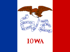 IOWA STATE FLAG